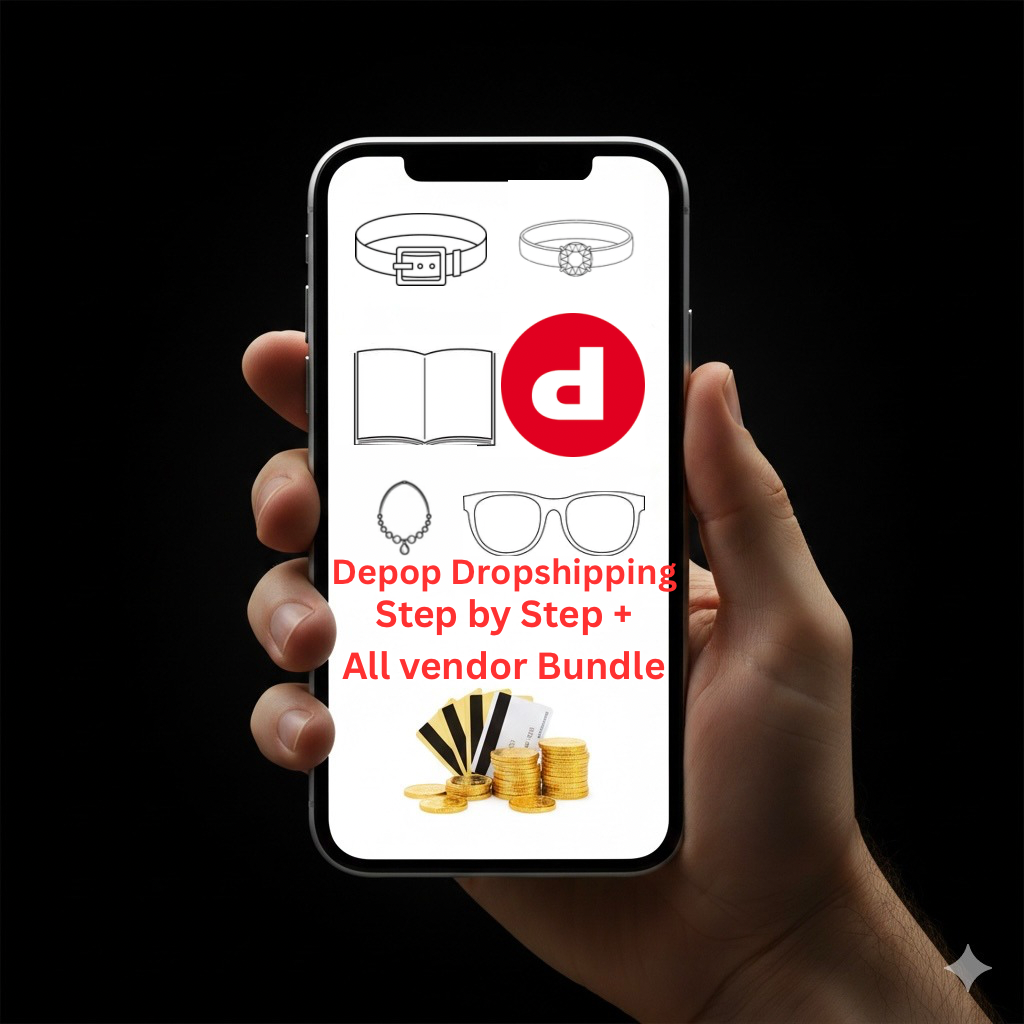 All Vendor Bundle+Step by-Step guide(Depop)